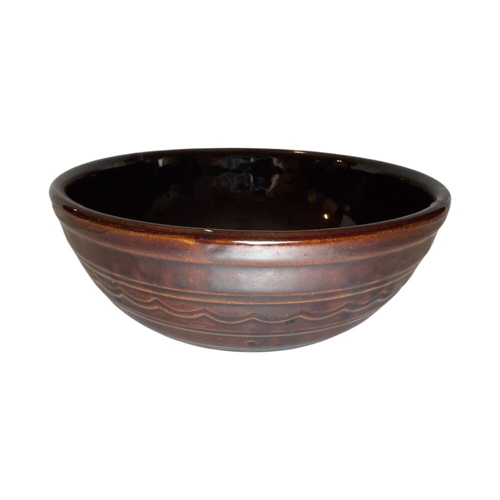 MarCrest Daisy Dot Mixing Bowl Pattern 10" Oven Proof Stoneware USA